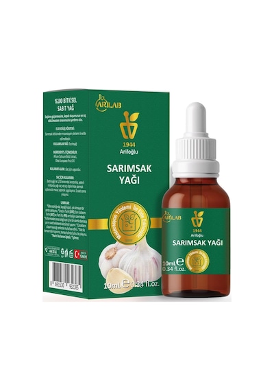 Sarımsak Yağı 10ml%100 Saf Ve Güçlü, Garlic Oil, Arlab Garlic Oil Diğer