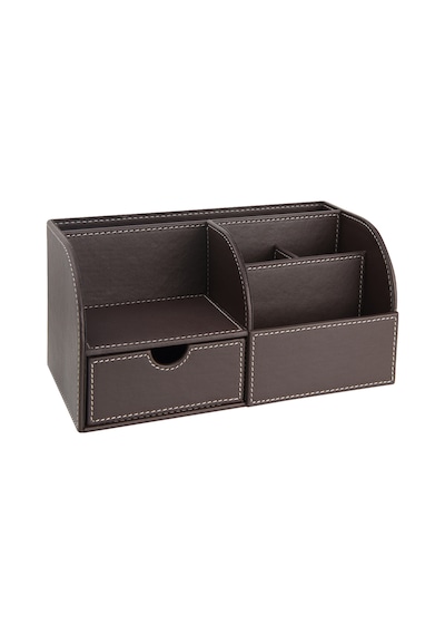 Masaüstü Düzenleyici,kalemlik,kumandalık,küpbloknotluk,tabletlik,kitaplık,6 Gözlü,çekmeceli,desktop Organizer,vegan,24,5 13 12