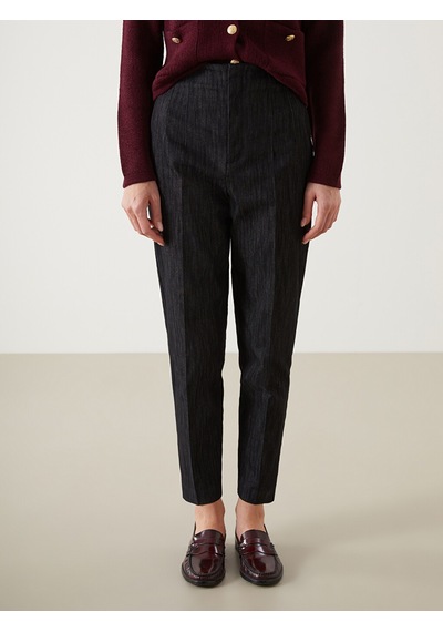 Lcw Jeans Siyah Carrot Fit Kadın Jean Pantolon