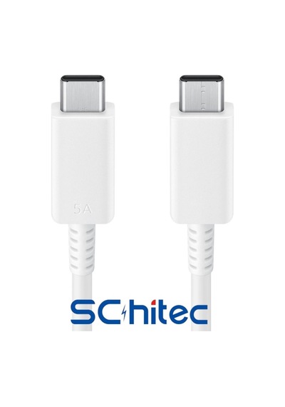 Schitec 60w Type-c To Type-c Data Ve Hızlı Şarj Kablosu Telefon, Tablet, Laptop Uyumlu Beyaz Sk006