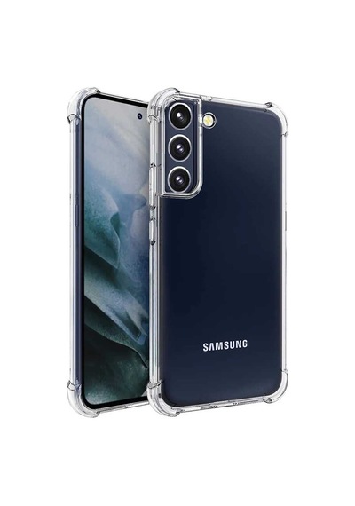 Galaxy S22 Plus Kılıf Zore Kamera Korumalı Nitro Anti Shock Silikon Renksiz