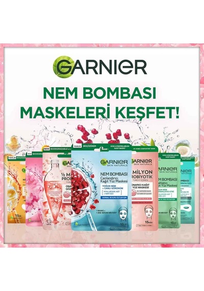 Lexroo 2 Milyon Probiyotik Türevi İçeren Onarıcı Kağıt Yüz Maskesi