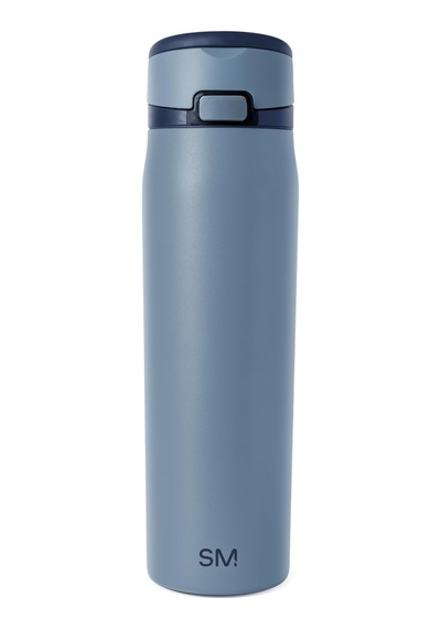 Simple Modern Mesa Loop Pipetli Su Şişesi 24 Oz Bardak Tutucu Dostu Yalıtımlı Paslanmaz Çelik Şişeler Seyahat, Spor Ve Okul İçin Deep Dune 0