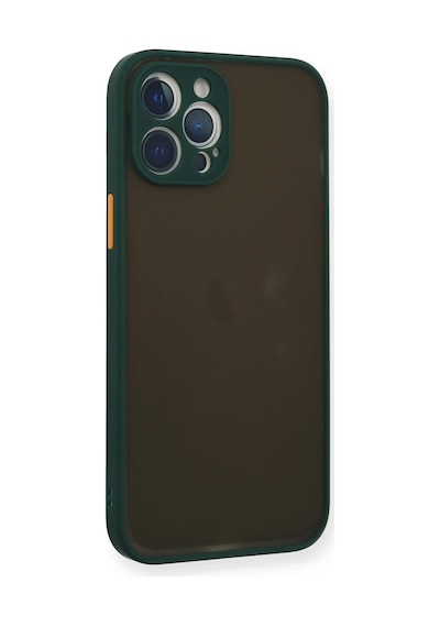 Ilkeshop Newface Apple iPhone Uyumlu 12 Pro Max Kılıf Montreal Silikon Kapak - Yeşil