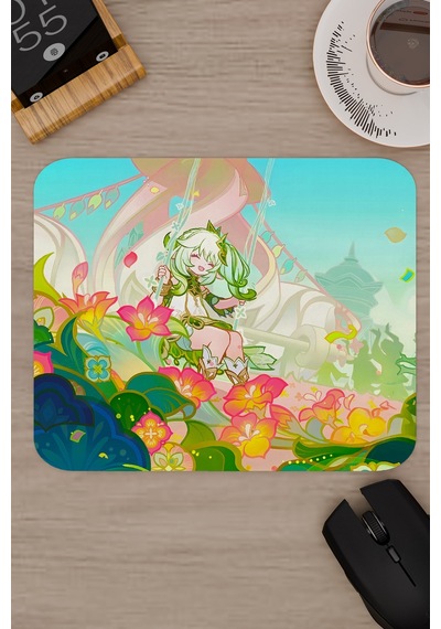 Nahida Genshin Impact Anime Gacha V3 - 22x18 Gaming Mouse Pad Fare Altlığı