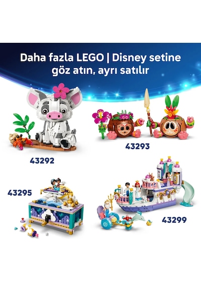 LEGO® | Disney Stiç ve Scrump 43296 - 9 Yaş ve Üzeri Çocuklar için Aksesuarlar İçeren Yaratıcı Oyuncak Yapım Seti (713 Parça)