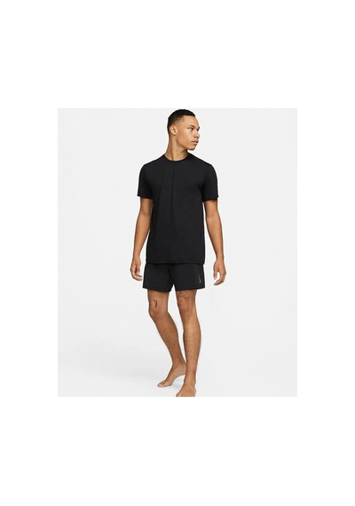 Nike Dri Fit Yoga 2-in-1 Erkek Siyah Taytlı Spor Şort Siyah