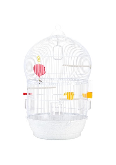 Ferplast Bali Kuş Kafesi, Beyaz, White