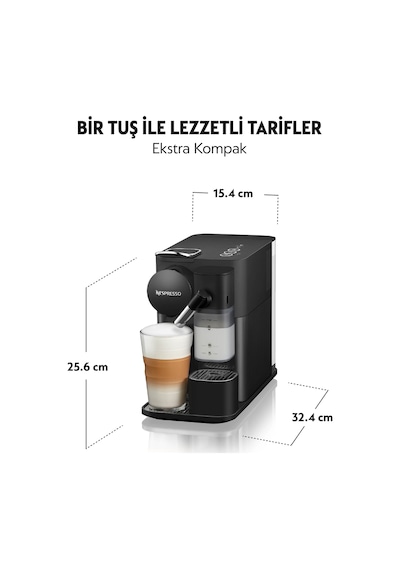 Nespresso F121 Lattissima One Kapsüllü Espresso ve Kahve Makinesi