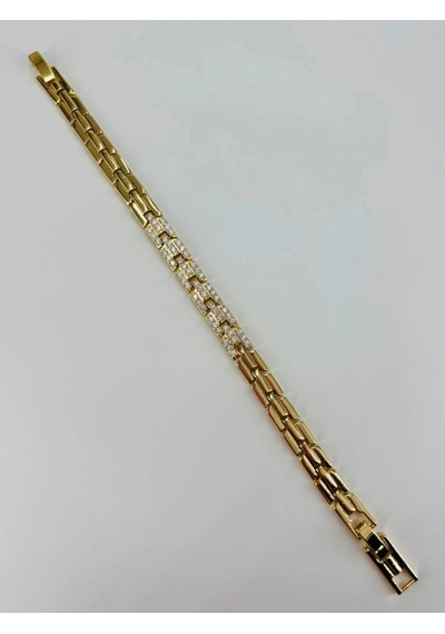 Renk Pirinç Cm Bileklik 17+2 Cm - Kbl0535 Altın