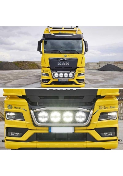 Hella Off-road Valuefit Blade Led Uzun Far Krom 36w 7" Beyaz Isik 1fj357198-011