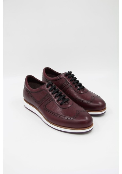 Oggi 020278 Erkek Casual Ayakkabı - Bordo Bordo