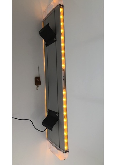 Otokurtarıcı Tipi Işmakınası&traktör Tepe Lambası 100 Cm 42 Ledli 12 V Uzaktan Kumanda