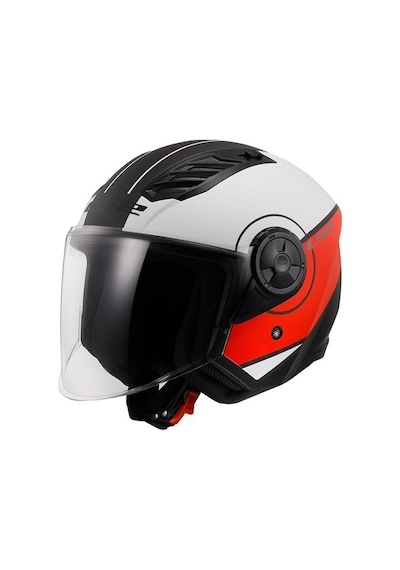 Ls2 Aırflow 2 Cover Yarım Çene Açılır Kask Beyaz - Kırmızı - Siyah Ls2 Aırflow 2 Cover Yarım Çene Açılır Kask Beyaz - Kırmızı - Siyah