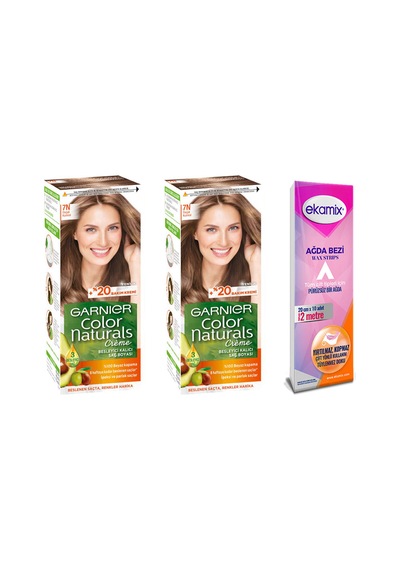 Garnier Color Natural Set Boya 7N Doğal Kumral 2 Adet