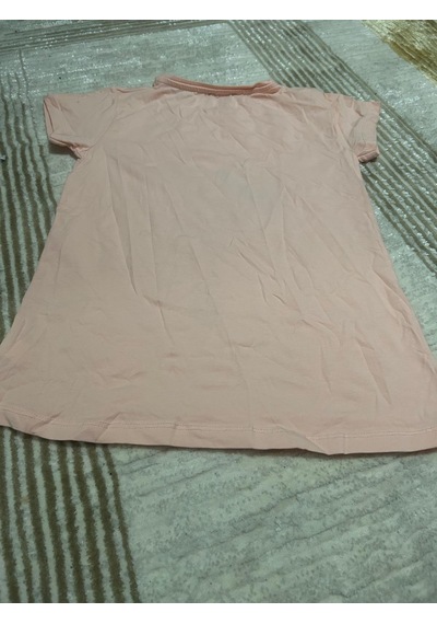 Monili Kız Çoçuk T-shirt Açık Pembe