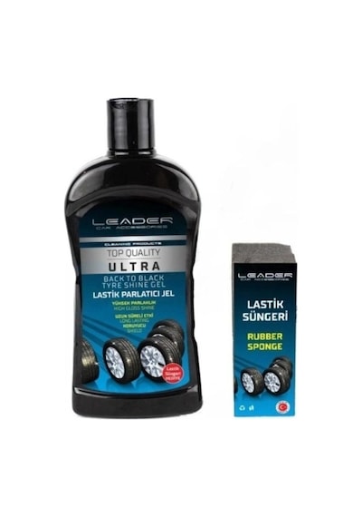 Ultra Lastik Parlatıcı Jel 500ml Uygulama Süngeri