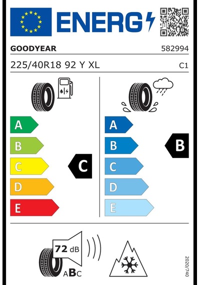 Goodyear 225/40 R18 92Y XL Eagle Sport 4 Seasons Fp  Dört Mevsim Lastiği  - 2026