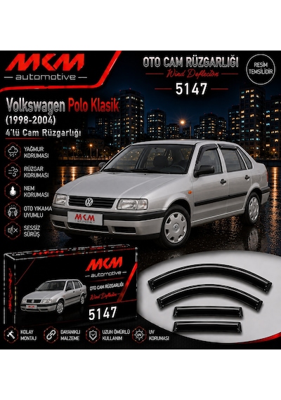 Volkswagen Polo Klasik 4'Lü Mugen Cam Rüzgarlık Seti