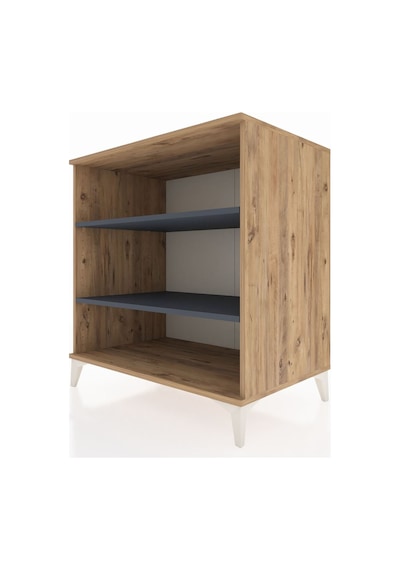Kronos Şifonyer 2 Raflı 88x59x96 Çam-antrasit Çam