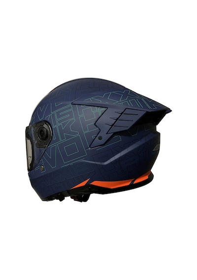 Axxis Hawk SV Evo Cubik C7 Motosiklet Kaskı Mat Mavi