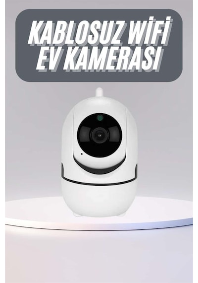 360 Full Hd Akıllı Kamera Hareket Sensörlü Wifi Kamera Çocuk Güvenlik Kamerası