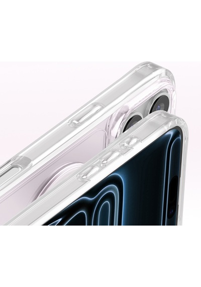 İphone 17 Pro Uyumlu Kılıf M-safe Şarj Özellikli Zore Paris Mova Sert Pc Kapak Pembe