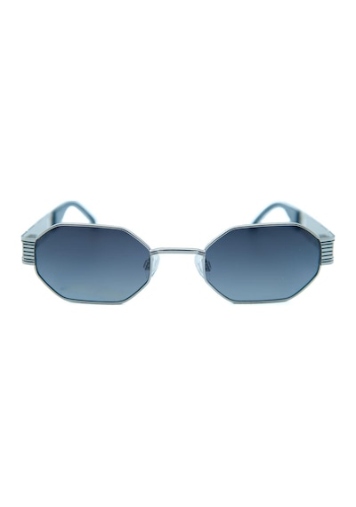 Flirt Fl 966 740g 51 Unisex Geometrik Gri Metal Güneş Gözlüğü Gri
