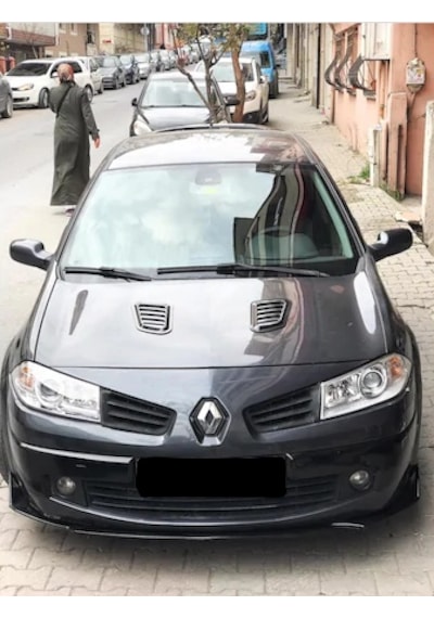 Üniversal Her Araca Uyumlu Piano Black Kaput Üstü Havalandırma Iz