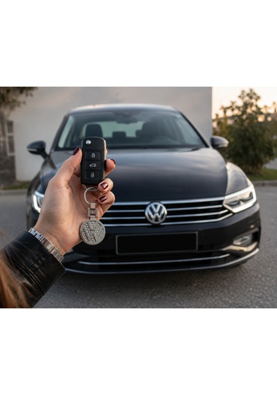 Volkswagen Lüks Taşlı Metal Anahtarlık Aksesuar Polo Golf Passat Tiguan Vw Cc Bora Beetle Scirocco