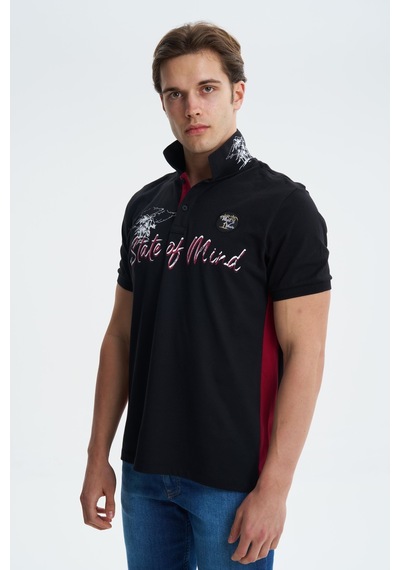 AR-MA Arma Erkek Pamuk Likra Karışımlı Regular Fit Polo Yaka Tişört 001