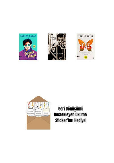 Aslında Hayal + Konuştuğumuz Gibi Uzaklara + Yaz + Okuma Sticker'ları