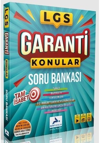 2022 LGS Garanti Konular Soru Bankası- PRF Paraf Yayınları