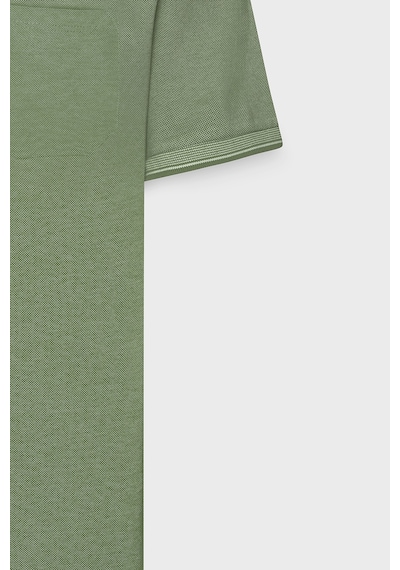 Ac&Co / Altınyıldız Classics Erkek Yeşil Polo Yaka Cepli Regular Fit Bol Kesim Düz Tişört 4A4820200004YslxXL Yeşil