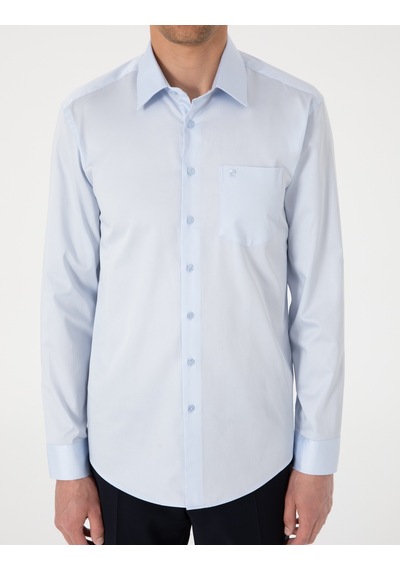 Pierre Cardin Erkek Açık Mavi Gömlek Basic 50302972-vr003 Açik Mavi