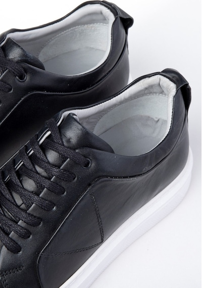 Correndo Erkek Hakiki Deri Sneaker, Bağcıklı Sneaker, Hakiki Deri Sneaker, Erkek Sneaker