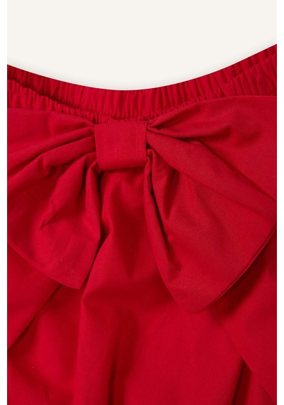 Defacto Poplin Etek Kız Bebek G9996a526smrd282 Kırmızı-rd282