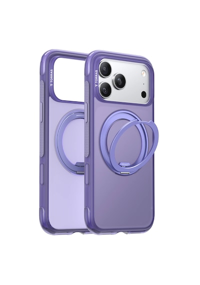 Torras Apple iPhone 17 Pro / 18 Pro Uyumlu Ostand R Air Magsafe Kapak Mor