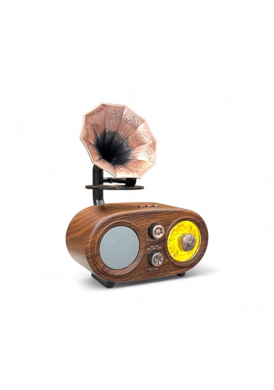 Rt-746a Gramafon Nostaljik Eskitme Radyo,bluetooth Özellikli Nostalji Gramafon Radyo