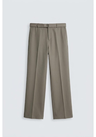 Antioch Relaxed Fit Kemerli Erkek Pantolon Haki