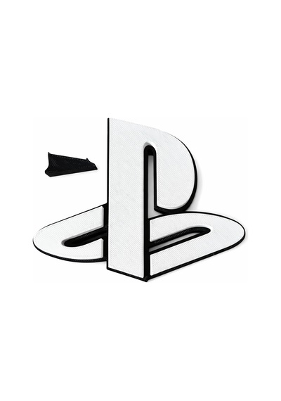 Ps5 Logo Masaüstü Dekor Oyun Odası Aksesuarı Playstation Stil Dekoratif Obje Dayanıklı Tasarım