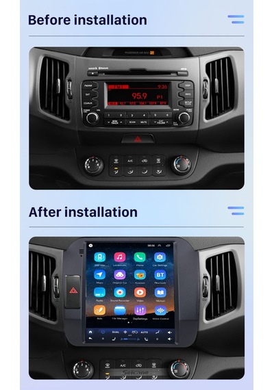 Kıa Sportage Low 2011-2016 Multimedya Navigasyon Usb Kamera Carplayer Uyumlu