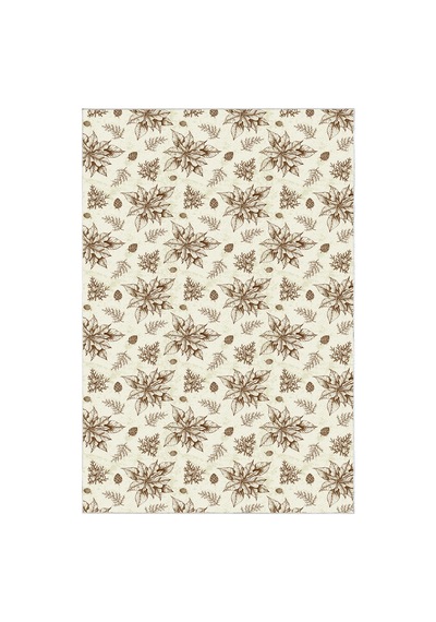 Alanur Home Kaymaz Dijital Mutfak & Salon Halı Trend Vintage Al5008 Bej