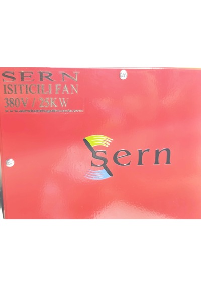 Sern Fı 25 Elektrikli Fanlı Isıtıcı 25kw 380v 2 Kademeli Termostatlı