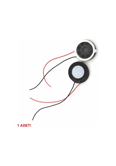 Hoparlör 1w 8ohm 20mm Yuvarlak 10cm Kablolu Mini 2cm Speaker Ses Müzik Amfi Ürün Müze Otomobil