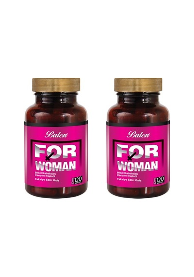 2 Adet Balen Forwoman 500 MG 120 Kapsül