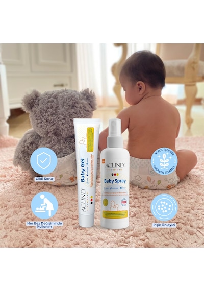 Acto Baby Spray 100 Ml Bebekler İçin Koruyucu Pişik Spreyi B