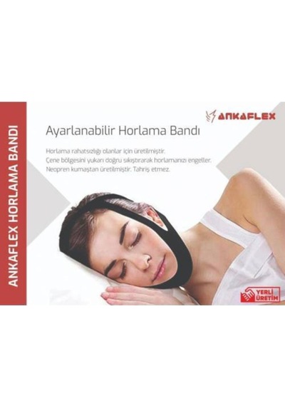 Horlama Önleyici Kemer Yüz Gerdirme Çene Bandı Uyku Apnesi Aparatı Kafa Bandı Uyku Maskesi Mask