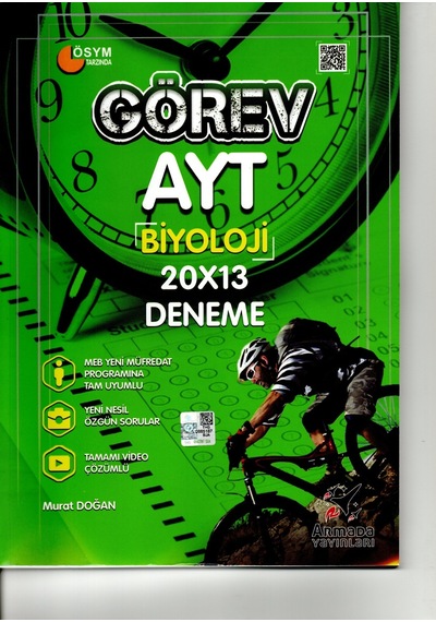 Armada Görev Yks Ayt Biyoloji Deneme 20X13 Video Çözümlü