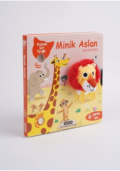 Kuklalı Sesli Kitap - Minik Aslan Savanada